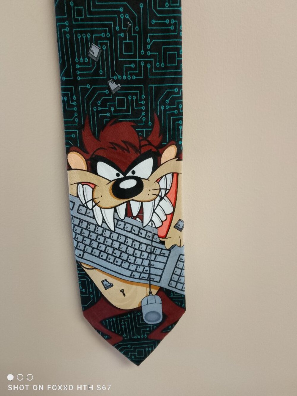 Men's Vintage 1999 Black Tasmanian Devil Keyboard